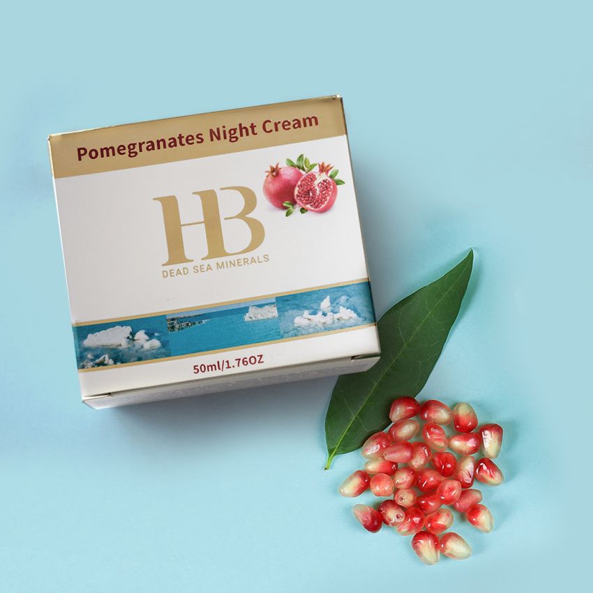 Crema de fata, de noapte cu rodii, Health and Beauty Marea Moarta, fara parabeni, 50 ml