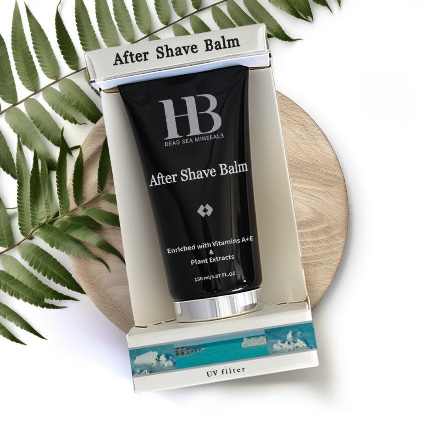 After shave balsam imbogatit cu vitamina A si E si extracte din plante, HB, cu filtru UV, 150 ml