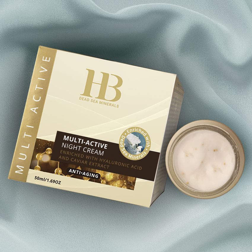 Set cadou 3 produse ingrijire ten Health and Beauty - 2 creme fata plus un ser cu acid hialuronic si caviar