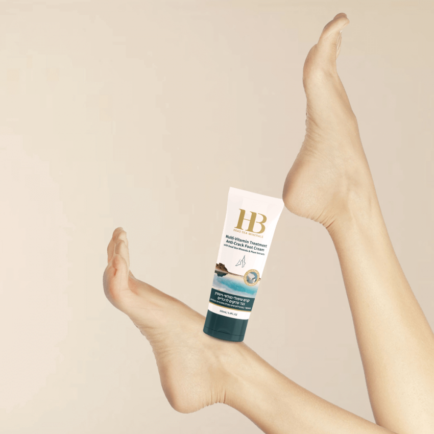 Crema cu multi-vitamine, anti-crapaturi pentru picioare, Health and Beauty Marea Moarta, fara parabeni, 100 ml
