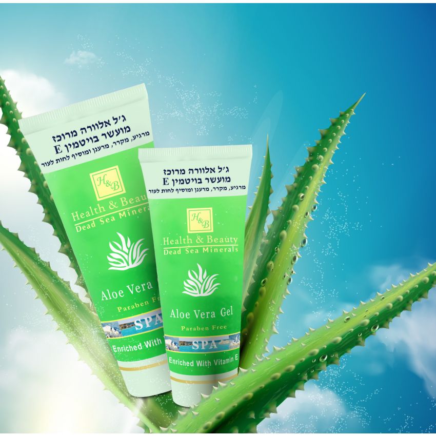 Gel aloe vera, Health and Beauty Marea Moarta, mancarimi, iritatii, psoriazis 100 ml 