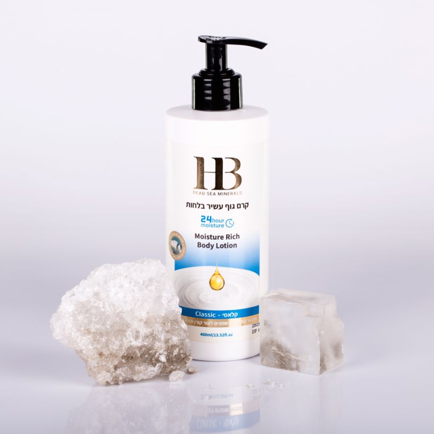 Lotiune pentru corp Health and Beauty, imbogatita cu minerale din Marea Moarta, classic, 400 ml