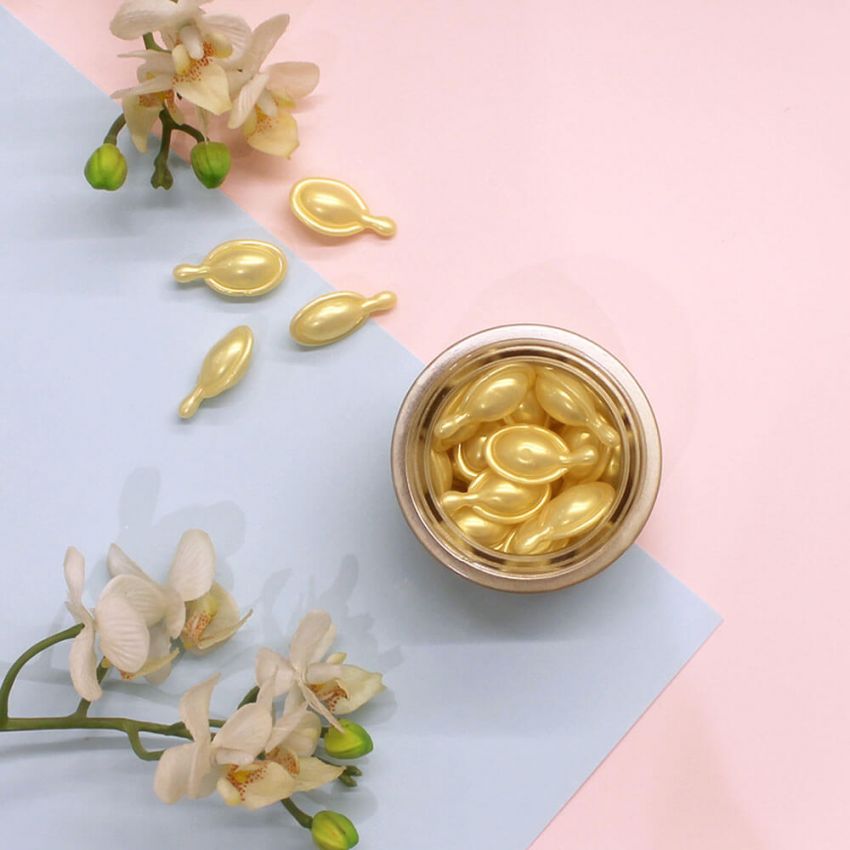 Multi-Vitamina capsule pentru fata cu acid hialuronic si colagen, Health and Beauty Marea Moarta, 40 capsule X 30 gr