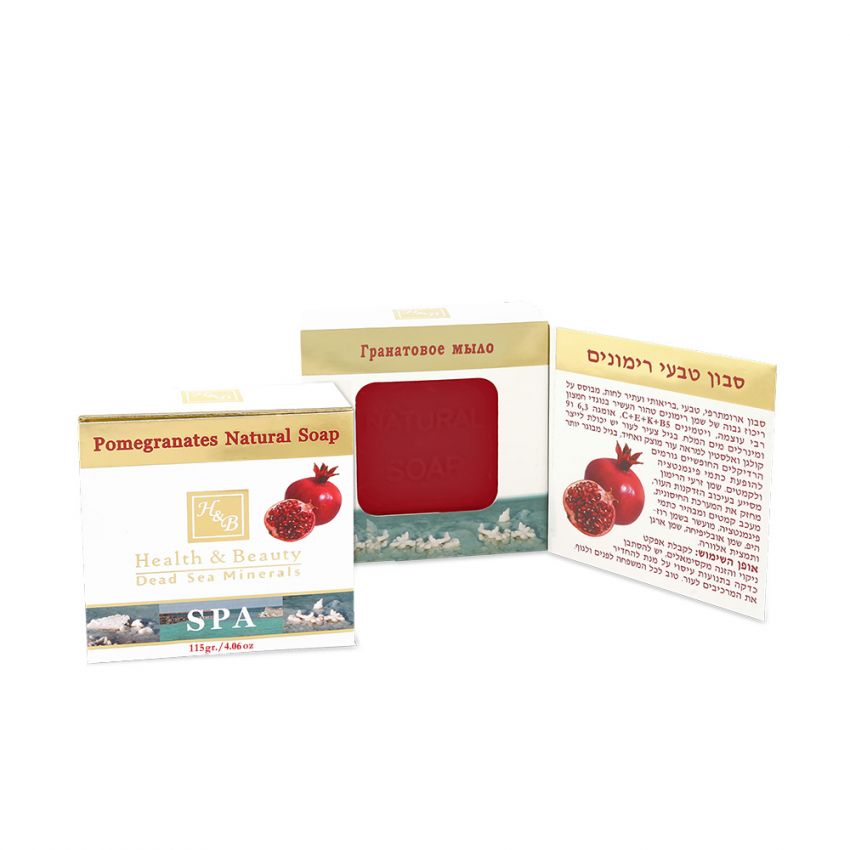 Rodiile Sapun natural, Health and Beauty Marea Moarta, 115 gr