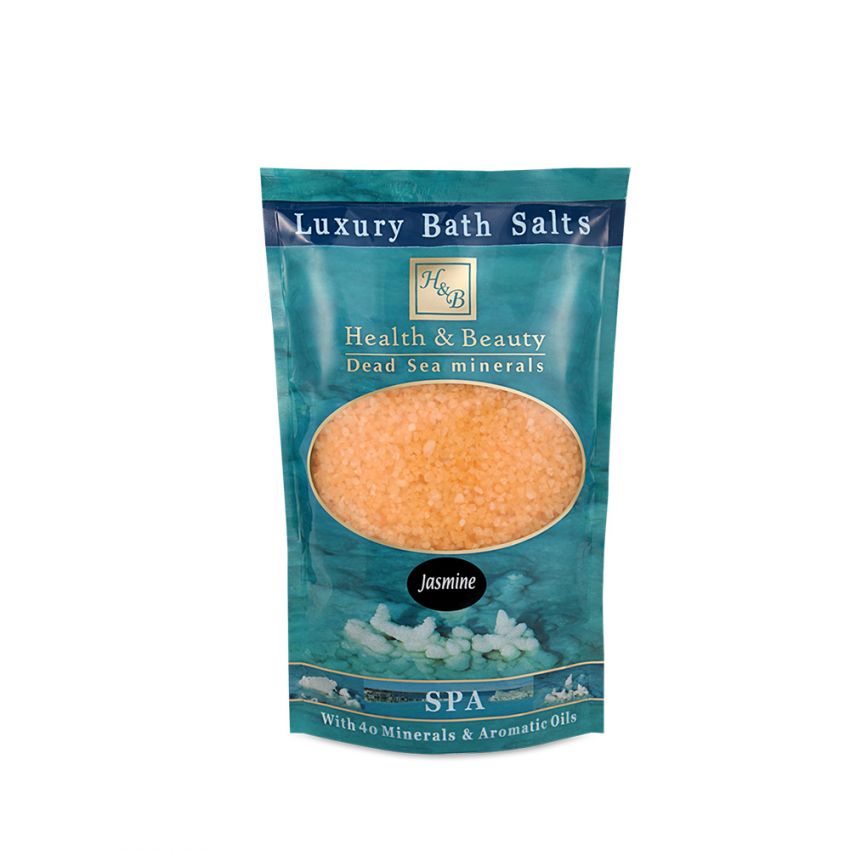 Sare terapeutica de la Marea Moarta, Health and Beauty Marea Moarta, iasomie, portocaliu, 500 gr