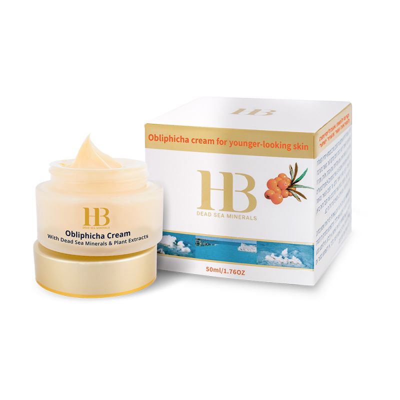 Crema anti imbatranire, anti-rid cu Catina Alba-Obliphicha, Health and Beauty Marea Moarta, fara parabeni, 50 ml
