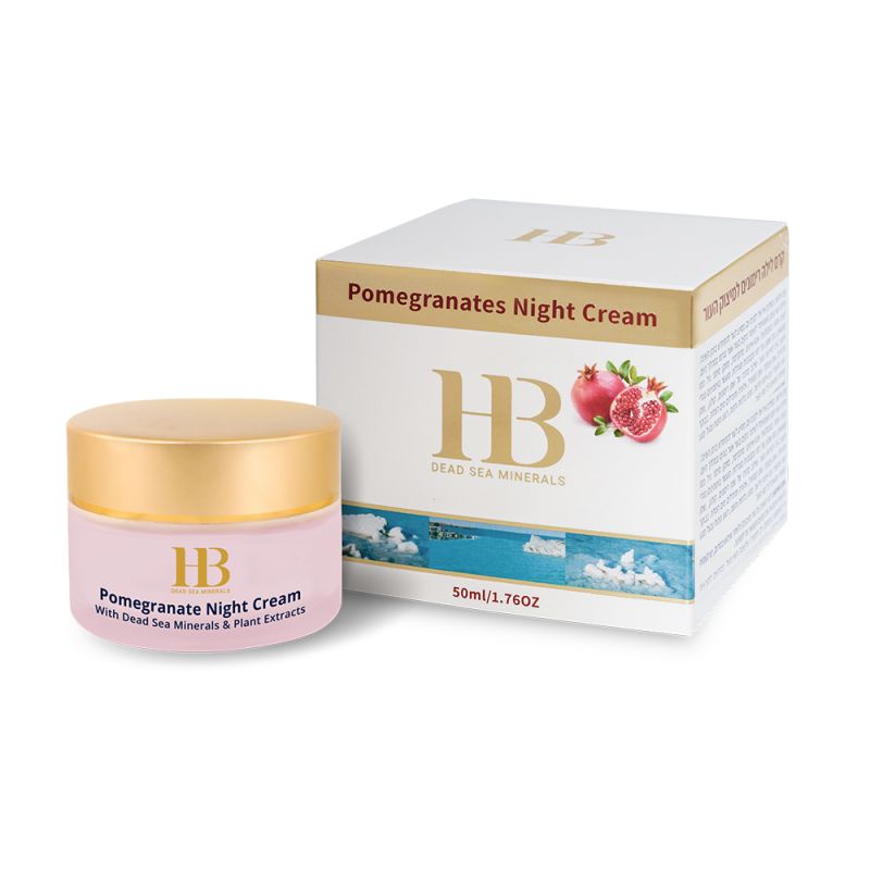 Crema de fata, de noapte cu rodii, Health and Beauty Marea Moarta, fara parabeni, 50 ml