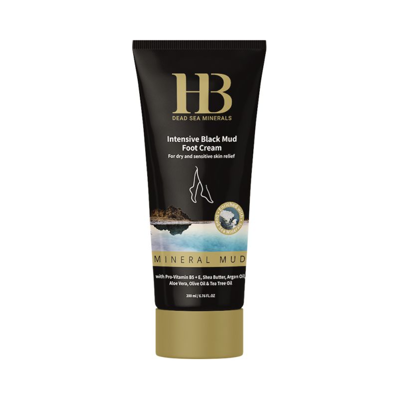 Crema intensiva cu namol de la Marea Moarta pentru picioare, Health and Beauty Marea Moarta, fara parabeni, 200 ml