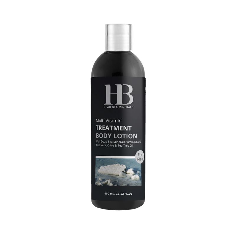 Lotiune anti-imbatranire pentru corp, barbati, Health and Beauty Marea Moarta, Omega 3+6,fara parabeni, 400 ml