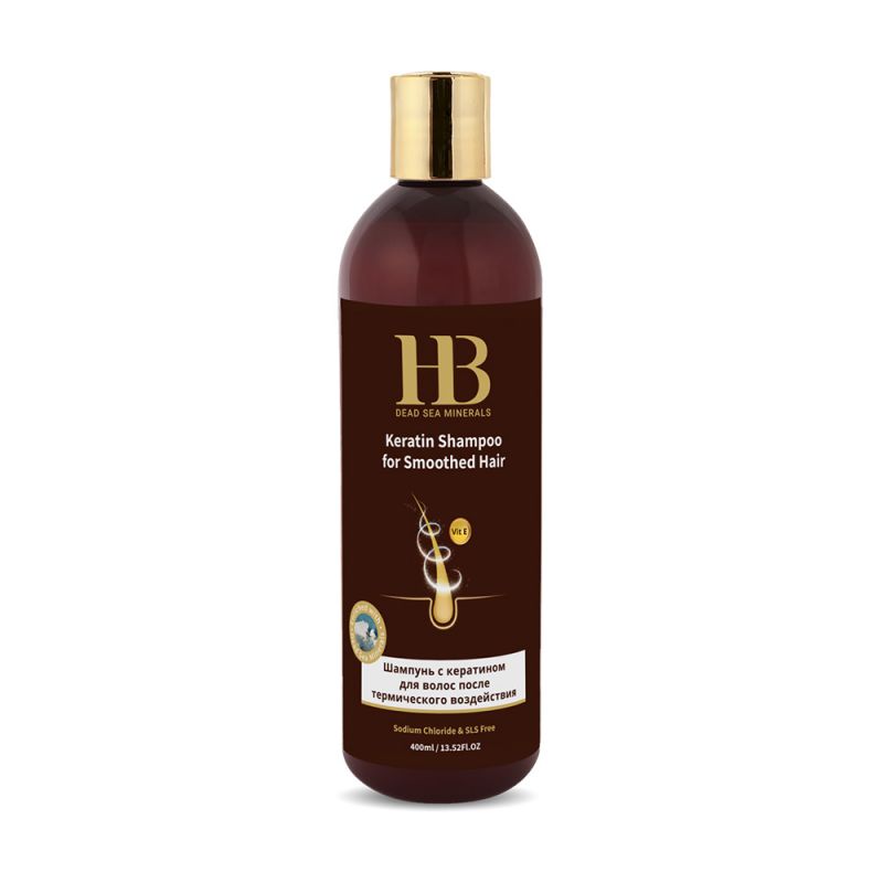Sampon cu keratina pentru par cu efect de indreptare, Health and Beauty Marea Moarta, 400 ml