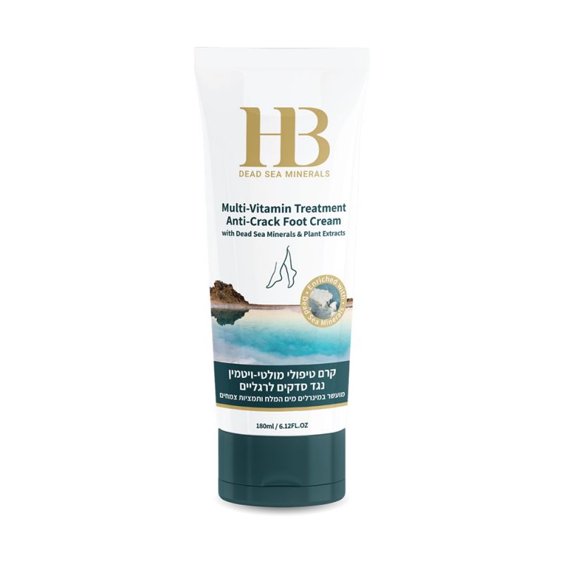 Crema cu multi-vitamine, anti-crapaturi pentru picioare, Health and Beauty Marea Moarta, fara parabeni, 180 ml