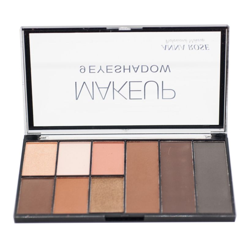 Paleta de farduri ploape Anna Rose Professional Makeup 9 Eyeshadow, 03