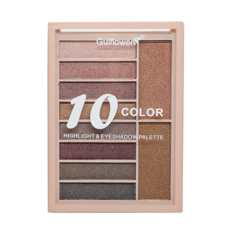 Paleta de farduri ploape Gulflower Makeup Hightlight & Eyeshadow, 02