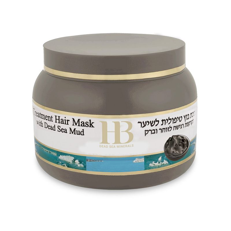 Tratament masca pentru par cu namol, Health and Beauty Marea Moarta, 250 ml
